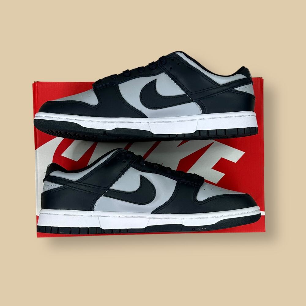 Vintage Y2K Nike Dunk Low Mens 10 Georgetown Navy Blue Grey Shoes DD1391-003 NWT - Picture 3 of 10